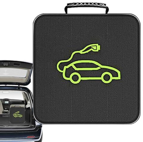 EV Charging Cable Storage Bag - Electric Car Charger Bag, Charging Cable Organizer EV Cable Bag, Waterproof Electric Car Charger Case Carrying Bag for EV Cable, EV Charging Cable