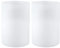 Skelang 2 Stück Glas Lampenschirm Weiß Opal Matt, 42 mm Ersatz Lampenschirm, Lampenglas Glas für Hängeleuchte, Wandleuchte, Lampe