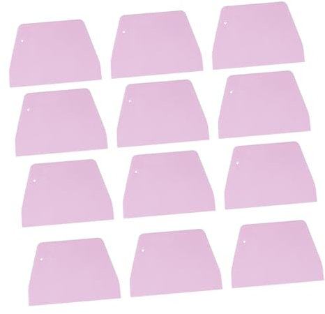 Kichvoe 20 Pezzi Raschietto per Impasto da Spatola Flessibile per Dolci Utensile Ergonomico per Decorare Torte e Rosa