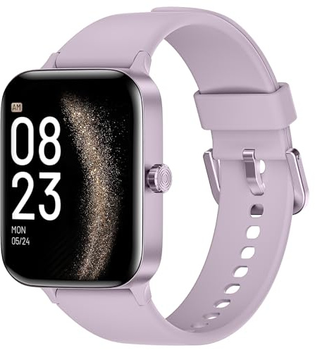Smartwatch homme femme, 1.95 full touch screen Smartwatch avec effectuer/répondre appels, suivi de fitness avec pression artérielle et moniteur de sommeil, 140+ step counter sport pour android ios