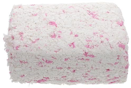 Happyyami Sustrato Papel Hamster de Papel Blanco Ropa de Cama Absorbente y para Jaulas de Hámster y Cobayas para Nido de Mascotas