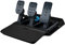 Logitech G PRO Racing Pedals - Pedales de simulación de carreras con freno con celda de carga de 100 kg, totalmente personalizables, resortes y elastómeros intercambiables, diseño modular, Negro