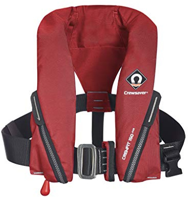 Crewsaver Crewfit 150N Junior Automatic Harness Life Jacket - Red