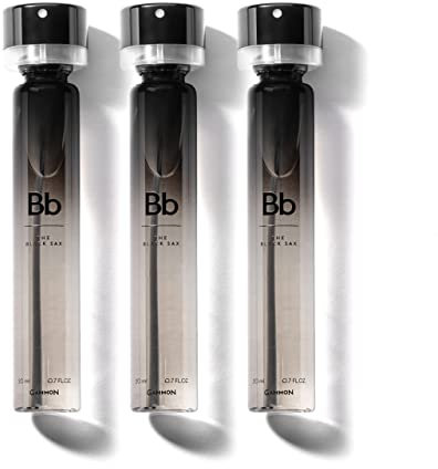 GAMMON Black Notes Parfum Recharge-Set Bb (3x20 ml), das holzig-würzige BLACK SAX Herren Parfum zum Nachfüllen, Woody Duft für Männer mit 20 prozent Parfum-Öl (Starter-Set vorausgesetzt)