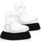 Kufenschoner Schlittschuhe, Eishockey Elastische Kufenstrümpfe, Schlittschuh schoner für Eishockey und Schlittschuhe, Schlittschuh kufenschoner Kufenschutz Zubehör für Erwachsene Kinder (Schwarz)