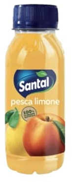 Santal Pesca e Limone 250 ml Confezione da 12 Bottiglie
