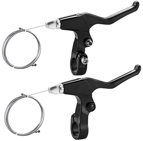 Chooee Bicycle Brake Lever,Mountain Bike Handlebar Brake Lever for MTB, Short Black