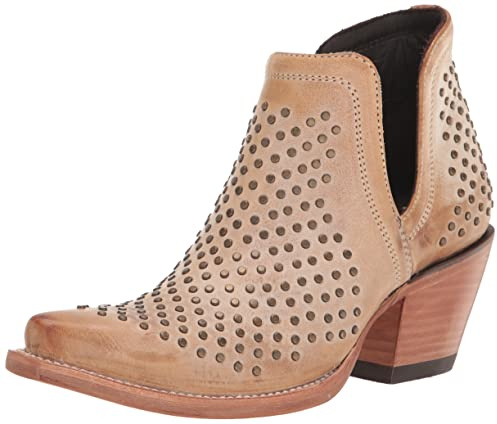 ARIAT BMVY9 Womens Dixon Studs Western Boot Old West Tan 7