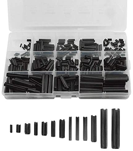 BGTXINGI Lot de 390 goupilles à ressort fendues en acier 13 types M1,5 M2 M2,5 M3 M4 M5 M6