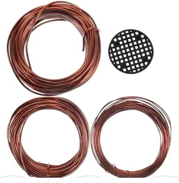 OZLCUA Bonsai-Draht Aluminiumdraht-Set, Draht, DIY, Gartenpflanzen, Kletterpflanzen, Metall-Trainingsset, Drähte, Kupfer, Gartenarbeit Basteldraht