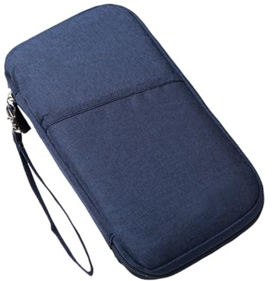 Portafoglio Da Viaggio 1 Pezzo, Copertura Per Passaporto Di Grande Capacità, Tasca Impermeabile, Borsa Identificativa Portatile, Adatta Per Contanti, Passaporto, Carta Di Credito