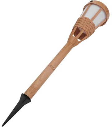 TOYANDONA 1 Pz Forma Torcia Bamboo Decorazione Esterno per Patio e Facile da Spostare