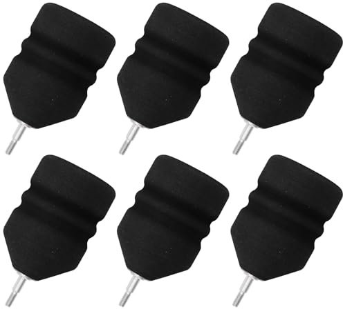 oubert 6/12 Pcs Foam Arrow Tips Soft Sponge Arrow Heads for CS Shooting Game Archery Beginners Target Practice (6Black)