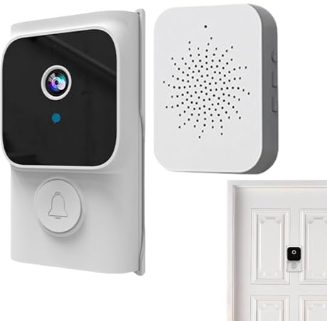 Kit Citofono Wireless - Telecamera Sicurezza Con Comunicazione Bidirezionale Per Esterni, Videocitofono Senza Fili | Visione Notturna Da App Per Casa Negozio Cortile Portone Campanello Video Videocame