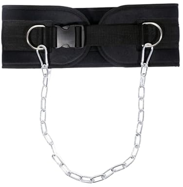Ceinture de Dip pour Musculation,Ceinture D'Haltérophilie Pour Powerlifting | Sangle de Soutien Dorsal à Double Anneau D pour Entraînement