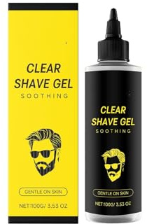 Gel da barba per uomo Pelle visibilmente chiara, linee morbide con contorni netti