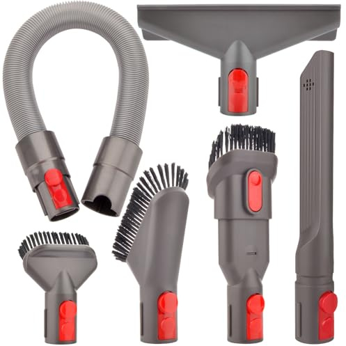Fullclean Kit de Accesorios para Dyson Gen 5 V15 V12 V11 V10 V7 V8 Absolute Detect Cyclone Fluffy Mattress Outsize Aspiradora Accesorios Paquete de Cepillo de Repuesto