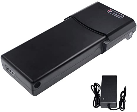 Con caricabatterie Batteria di ricambio per bicicletta elettrica da 36V9Ah batteria al litio adatta per sistema di trasmissione Bafang o Ansmann (36V9Ah)