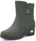 Stiefel Damen Winterstiefel Stiefelette Warm Gefüttert Schneestiefel Mit Keilabsatz Reißverschluss Rutschfest Schuhe Grau EU41=CN42 (260)
