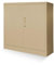 Jan Nowak Kleiner Aktenschrank C001B Büroschrank Metallschrank Aufbewahrungsschrank 2 Verstellbare Fachböden Pulverbeschichtet Abschließbar 92,5 cm x 90 cm x 40 cm (Beige)