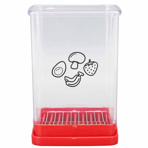 Affettatrice Rapida per Frutta e Verdura, Affettaverdure in Acciaio Inossidabile, Tritatutto da Cucina, Tritatutto per Verdure Fatto in Casa Affettatrice per Mele con Contenitore