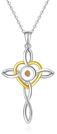 Fryneauy stetoskop korskedja hänge 925 sterlingsilver medicinskt smycke stetoskop halsband för läkare sjuksköterska medicinstudent RN sjuksköterska gåvor för kvinnor, Sterlingsilver, Ingen ädelsten