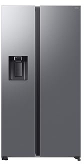 Samsung Frigorifero Side by Side Air Space AI RS70F64KET/EF con Dispenser Acqua/Ghiaccio, Wifi con AI Energy Mode, SpaceMax, All-Around Cooling, 635 L, LxAxP: 91,2 x 178,4 x 72,6 cm, Inox