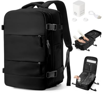 SZSYCN Reseryggsäck Handbagage Vakuum Ryanair Väska 40x30x20 Vacuum Wizzair Cabin Bag 40x30x20 Handbagage Ryggsäck 55x40x20 Kabinryggsäck Easyjet Underseat Cabin Bag 16-tums Bärbar Datorryggsäck