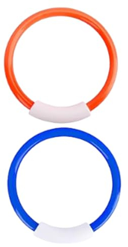 Anillos de Buceo, 2 Piezas, Juegos de Agua Verano Piscina Juguetes, para entrenamiento submarino, fiestas de piscina, juguetes de natación, juegos de piscina infantil, para Niños y Niñas 7-12 Años