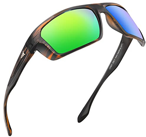 KastKing Huzzah Polarized Sport Sunglasses for Men and Women, Ideal for Driving Fishing Cycling and Running,UV Protection