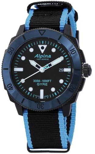 Alpina Geneve Diver Gyre Gents Automatic AL-525LBN4VG6 Herren Automatikuhr Streng Limitierte Auflage