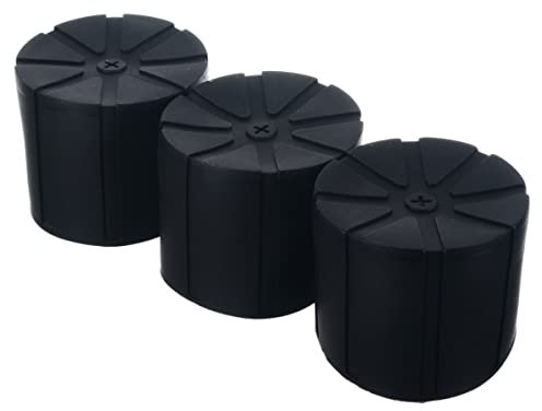 Tbkoly 3 pezzi impermeabile silicone universale copriobiettivo copertura per 60-90 mm DSLR fotocamera obiettivi