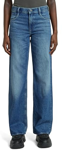 G-STAR Damen Judee Low Waist Loose Jeans Blau (Faded Harbor D22889-D436-D331) 28W / 34L