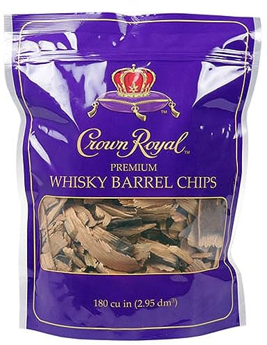 Crown Royal Premium Whisky Barrel Cooking Chips Rich & Robust Flavor CR-Chips