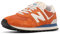 New Balance Herren 574 Sneaker, Rot, 39.5 EU