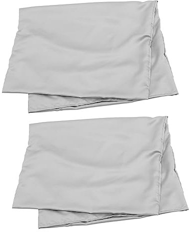 Cabilock 2St Kissenbezug Kühlkissen faltbar Matratzenschoner Schläfer Wasserdicht Schlafzimmer Bedroom waschbare dekokissen bezug leinenbettwaesche kühlende Kissenbezüge Polyester Silver