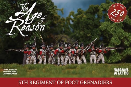 Wargames Atlantic, The Age of Reason, 5th Regiment of Foot Grenadiers, Scale Miniatyrer