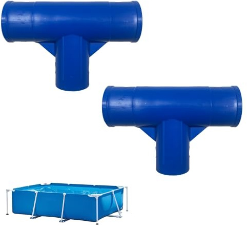 SOYUZERISH Adaptador de Manguera para Piscina, Junta en T para 28273 (Azul(2PCS), Unión en T)