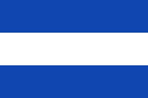 magFlags Bandiera Large Tuy | Tuy Pontevedra El paño azul y al centro una franja horizontal blanca de un tercio del ancho | Tui Pontevedra O pano azul e ao centro unha franxa horizontal branca