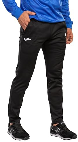 Joma Cleo II Pantalon Largo Deportivo, Hombre, Negro, XXL