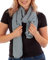 DOLCE ABBRACCIO by RiemTEX Schal Damen PRIMAVERA XXL Schals & Tücher in hellem Grau Halstuch Stola Pashmina aus Chiffon Sommer Frühling Ganzjährig Tuch Chiffontuch Damenschal (Hellgrau)