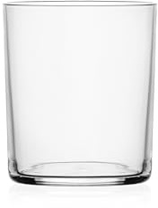 Ichendorf Milano Set de 2 Vasos de Agua, Transparente, Collezione Mediterraneo, 40 cl, Vidrio Borosilicato, Hecho a Mano Diseño