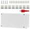 Abzweigdose Aufputz, IP65 Wasserdicht Verteilerdose, ABS Abzweigkasten, Feuchtraum Unterputz Abzweigdose Installationsgehäuse (20 * 10 * 7cm)