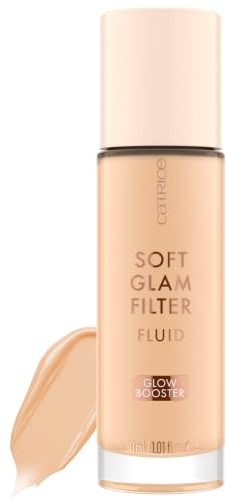 Catrice Soft Glam Filter Fluid Primer Nr. 015 vårdande naturlig (30ml) | Vårdande, Slät finish, Tonad finish, Ansiktsvätska