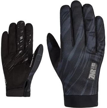 Ziener Herren CROM Touch Long Fahrrad/Mountainbike/Radsport-Handschuhe | Langfinger mit Touchfunktion - atmungsaktiv,dämpfend, Black, 11