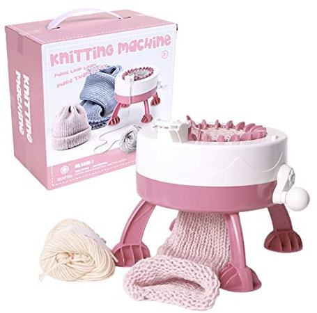 Fellflying Strickmaschine – -Strickmaschine Mit 22 Nadeln, Intelligente Webmaschine, Runde Strickmaschine Mit Dual-Modus, Rotierendes Strickmaschinen-Set Für Erwachsene Oder Kinder