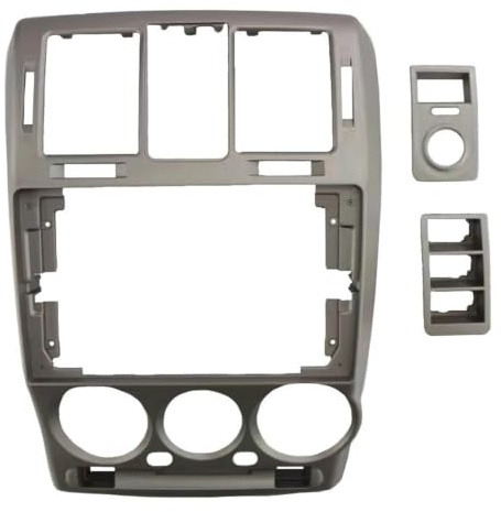 Bilradio Radiopanel 9 Tums 2 Din Billjusram GPS-navigering Fascia Panel Bil DVD Plastram För HYUNDAI GETZ 2004 2005 2006 Radioram(Frame2)