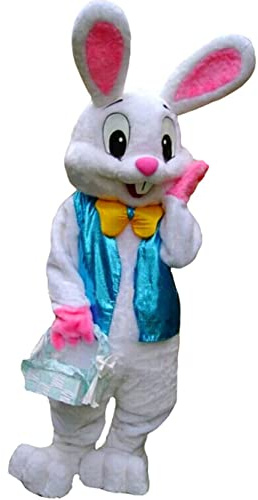 Inconnu Dessin animé Cosplay Costume Lapin de Pâques Lapin Adulte Déguisement