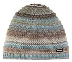 Eisbär Mütze Herren & Damen Mikata Beige - Unisex mit Fleece Futter schützt vor Kälte und Wind - kuschelig weiche Strickmütze Beanie Haube aus Österreich