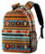 WOSHJIUK Reiserucksack für Damen,Rucksack für Herren,bunte ethnische indische gestreifte,Rucksack